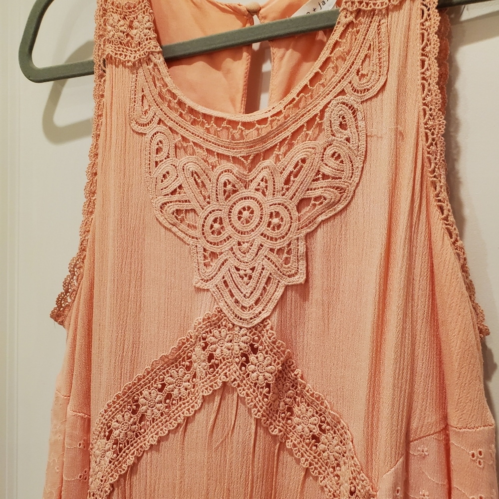 Peach Dress
